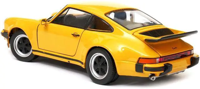 Alt view image 4 of 5 - 1974 Porsche 911 Turbo 3.0 Yellow 1/24 Diecast Model Car by Welly