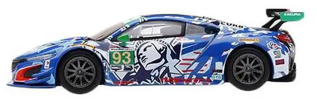 Alt view image 2 of 3 - Acura NSX GT3 #93 "Statue of Liberty" 2017 IMSA Watkins Glen Ltd Ed 3,600 pcs 1/64 Diecast Car by Mini GT