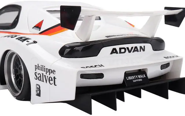 Alt view image 3 of 6 - Mazda RX-7 LB-Super Silhouette #41 "Numero Reserve" White 1/18 Model Car by Top Speed