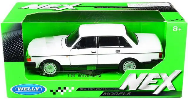 Main image of Volvo 240 GL White "NEX Models" 1/24 Diecast Model Car by Welly