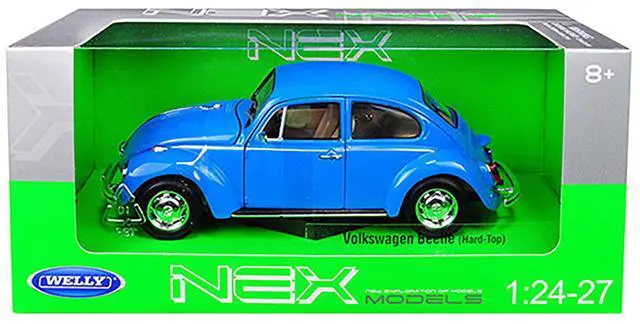 Alt view image 3 of 3 - Volkswagen Beetle Blue 1/24-1/27 Diecast Model Car by Welly