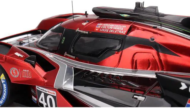 Alt view image 2 of 6 - Acura ARX-06 GTP #40 "Wayne Taylor Racing with Andretti" Winner "12 Hours of Sebring" (2024) 1/18 Model Car by Top Speed