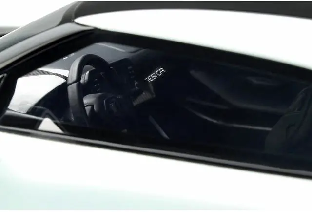 Alt view image 2 of 6 - 2021 Nissan GT-R50 Test Car Black and White 1/18 Model Car by GT Spirit