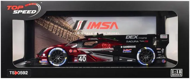 Alt view image 6 of 6 - Acura ARX-06 GTP #40 "Wayne Taylor Racing with Andretti" Winner "12 Hours of Sebring" (2024) 1/18 Model Car by Top Speed