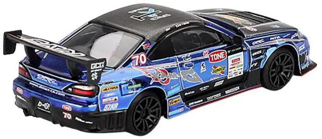 Alt view image 3 of 6 - Nissan Silvia (S15) D-MAX RHD #70 Masashi Yokoi "D-MAX Racing" "D1 Grand Prix" (2023) Ltd Ed 1/64 Diecast Model Car by Mini GT