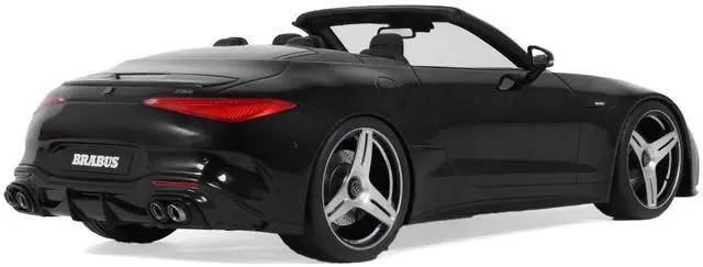 Alt view image 5 of 6 - Brabus 750 BODO Buschmann Edition Obsidian Black 1/18 Model Car by GT Spirit