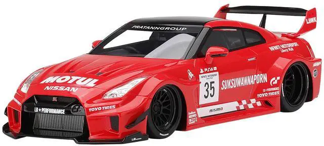 Main image of Nissan 35GT-RR Ver. 1 LB-Silhouette WORKS GT RHD (Right Hand Drive) #35 Infinite Motorsport 1/18 Model Car by Top Speed