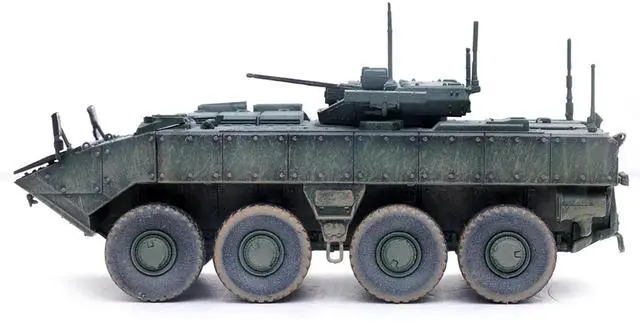 Alt view image 2 of 6 - Bumerang (Object K-17) IFV "Russian Army" Green Camouflage "Armor Premium" Series 1/72 Diecast Model by Panzerkampf