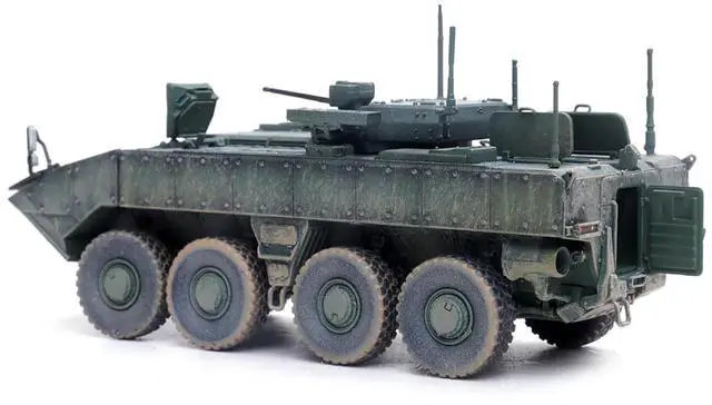 Alt view image 3 of 6 - Bumerang (Object K-17) IFV "Russian Army" Green Camouflage "Armor Premium" Series 1/72 Diecast Model by Panzerkampf