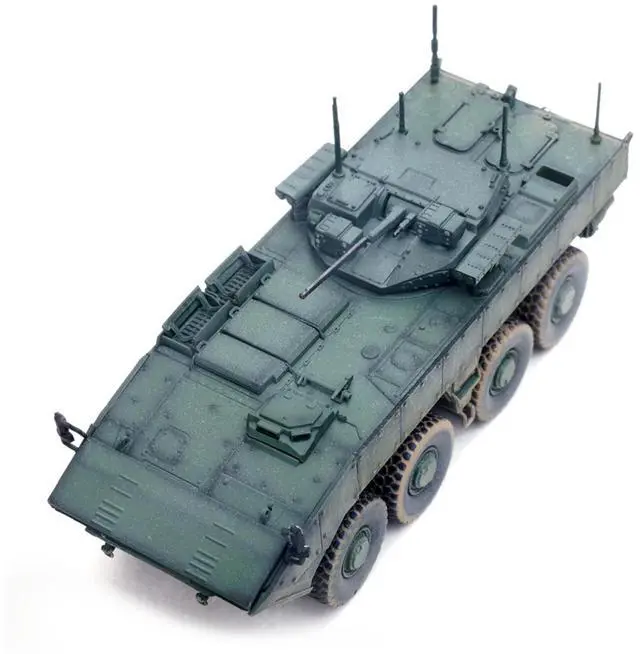 Alt view image 4 of 6 - Bumerang (Object K-17) IFV "Russian Army" Green Camouflage "Armor Premium" Series 1/72 Diecast Model by Panzerkampf