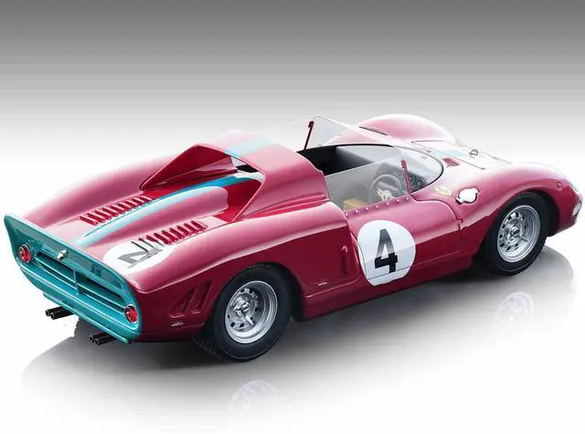 Alt view image 4 of 6 - Ferrari 275 P2 #4 "Maranello Concessionaires" "Nurburgring 1000 km" (1965) "Mythos Series" Ltd Ed 1/18 Model Car by Tecnomodel