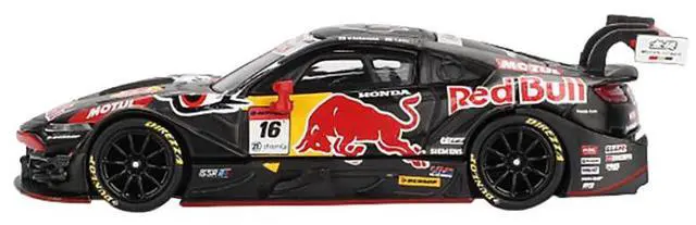Alt view image 3 of 6 - Honda NSX-GT "TYPE S" GT500 #16 "Team Red Bull Mugen" "Super GT Series" (2022) Limited Edition 1/64 Diecast Model Car by Mini GT