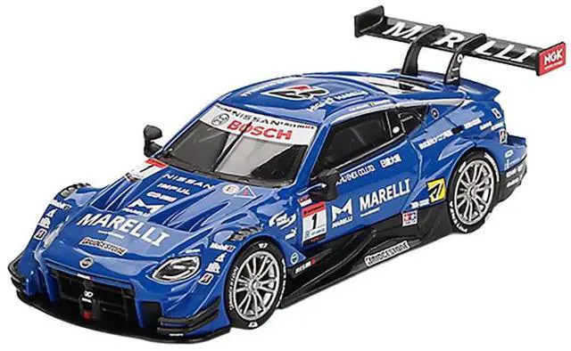 Alt view image 2 of 6 - Nissan Z GT500 #1 Kazuki Hiramine - Bertrand Baguette "Team Impul" "Super GT Series" (2023) 1/64 Diecast Model Car by Mini GT