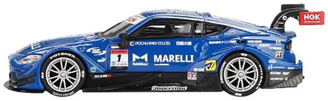 Alt view image 3 of 6 - Nissan Z GT500 #1 Kazuki Hiramine - Bertrand Baguette "Team Impul" "Super GT Series" (2023) 1/64 Diecast Model Car by Mini GT