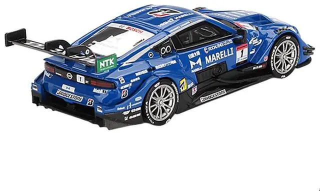 Alt view image 4 of 6 - Nissan Z GT500 #1 Kazuki Hiramine - Bertrand Baguette "Team Impul" "Super GT Series" (2023) 1/64 Diecast Model Car by Mini GT