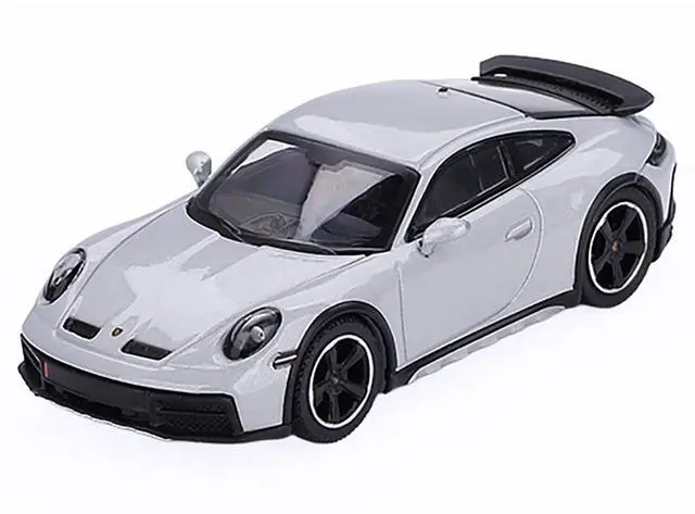 Alt view image 2 of 6 - Porsche 911 Dakar Ice Gray Metallic Limited Edition 1/64 Diecast Model Car by Mini GT