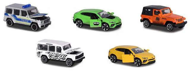 Alt view image 2 of 3 - 4x4 SUV Giftpack 5 piece Set 1/64 Diecast Model Cars by Majorette