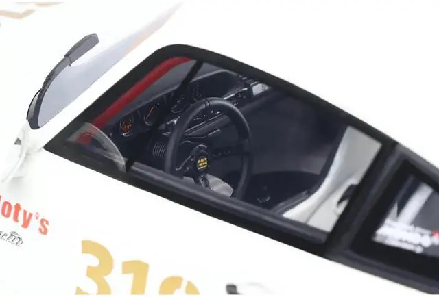 Alt view image 2 of 6 - 2024 Porsche RWB 964 "Natty Dread Junior" White with Graphics 1/18 Model Car by GT Spirit