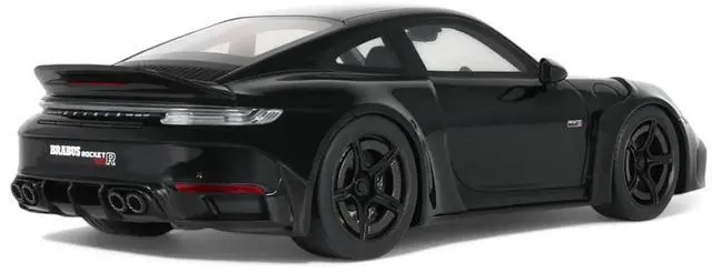 Alt view image 5 of 6 - 2023 Brabus 900 Rocket-R Black 1/18 Model Car by GT Spirit