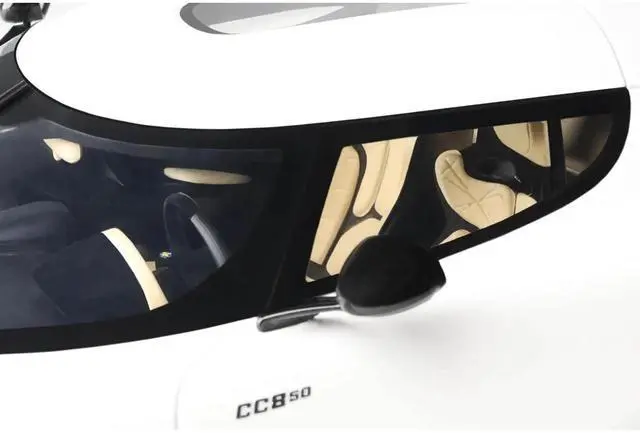 Alt view image 2 of 6 - 2024 Koenigsegg CC850 Crystal White 1/18 Model Car by GT Spirit