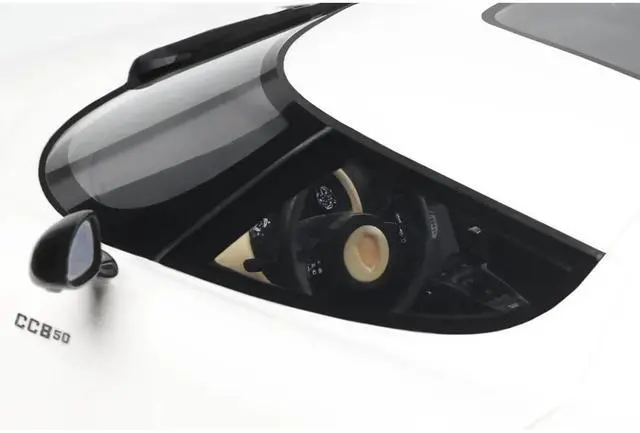 Alt view image 3 of 6 - 2024 Koenigsegg CC850 Crystal White 1/18 Model Car by GT Spirit