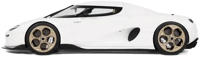 Alt view image 4 of 6 - 2024 Koenigsegg CC850 Crystal White 1/18 Model Car by GT Spirit