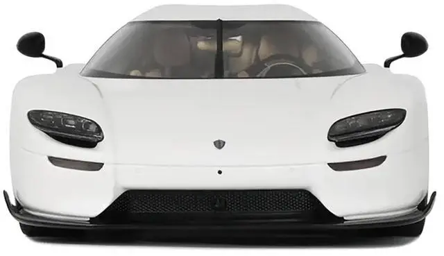 Alt view image 6 of 6 - 2024 Koenigsegg CC850 Crystal White 1/18 Model Car by GT Spirit