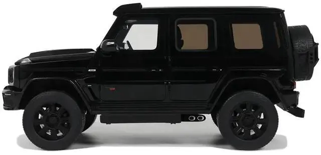Alt view image 4 of 6 - 2023 Mercedes-Benz Brabus G800 4x4 Black 1/18 Model Car by GT Spirit