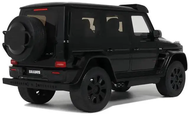 Alt view image 5 of 6 - 2023 Mercedes-Benz Brabus G800 4x4 Black 1/18 Model Car by GT Spirit