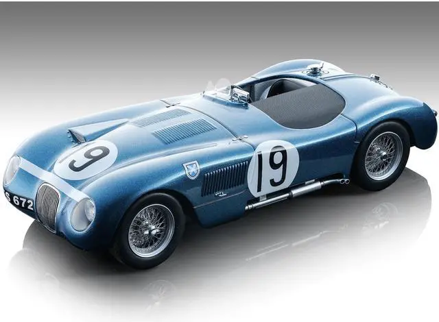 Main image of Jaguar C-Type #19 "Ecurie Ecosse" Winner "BARC Goodwood" (1954) "Mythos Series" 1/18 Model Car by Tecnomodel