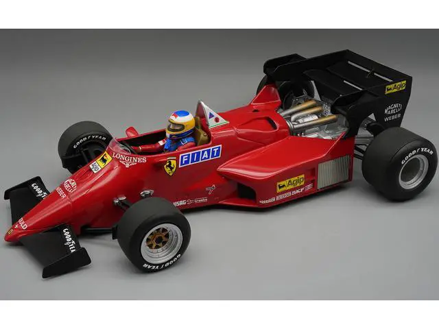 Alt view image 4 of 6 - Ferrari 126 C4-M2 F1 World Championship "Presentation Version" (1984) with Driver "Mythos Series" 1/18 Model Car by Tecnomodel