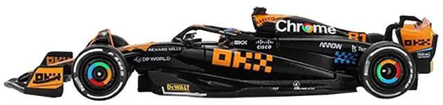 Alt view image 3 of 6 - McLaren MCL60 #81 Oscar Piastri 3rd Place Formula One F1 "Japanese GP" (2023) Limited Edition 1/64 Diecast Model Car by Mini GT