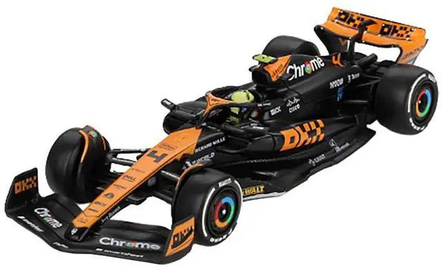 Alt view image 2 of 6 - McLaren MCL60 #4 Lando Norris 2nd Place Formula One F1 "Japanese GP" (2023) Limited Edition 1/64 Diecast Model Car by Mini GT