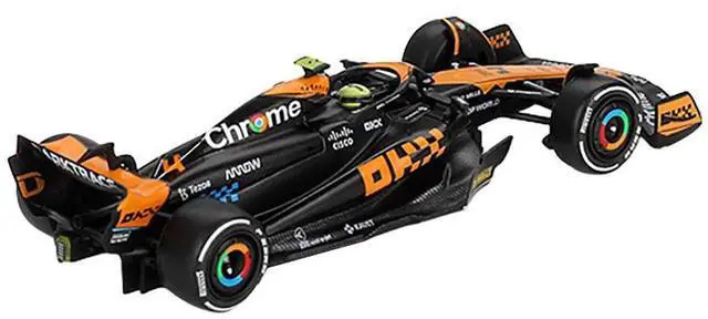 Alt view image 4 of 6 - McLaren MCL60 #4 Lando Norris 2nd Place Formula One F1 "Japanese GP" (2023) Limited Edition 1/64 Diecast Model Car by Mini GT
