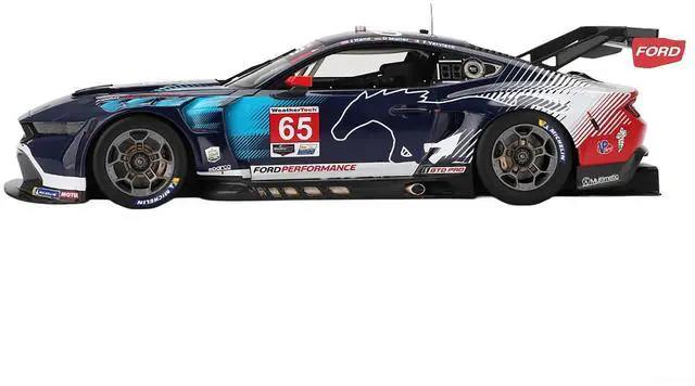 Alt view image 3 of 6 - Ford Mustang GT3 #65 "Ford Multimatic Motorsports" IMSA "24 Hours of Daytona" (2024) 1/18 Model Car by Top Speed