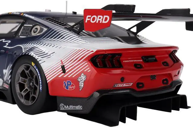 Alt view image 4 of 6 - Ford Mustang GT3 #65 "Ford Multimatic Motorsports" IMSA "24 Hours of Daytona" (2024) 1/18 Model Car by Top Speed