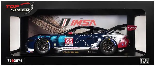Alt view image 6 of 6 - Ford Mustang GT3 #65 "Ford Multimatic Motorsports" IMSA "24 Hours of Daytona" (2024) 1/18 Model Car by Top Speed