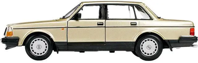 Alt view image 5 of 6 - Volvo 240 GL Gold Metallic "NEX Models" 1/24 Diecast Model Car by Welly