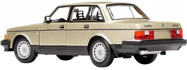 Alt view image 6 of 6 - Volvo 240 GL Gold Metallic "NEX Models" 1/24 Diecast Model Car by Welly