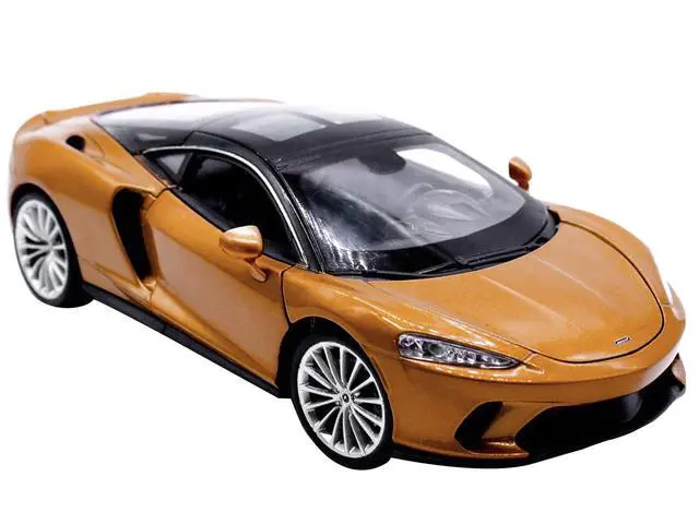 Alt view image 6 of 6 - McLaren GT Gold Metallic with Black Top "NEX Models" 1/24 Diecast Model Car by Welly
