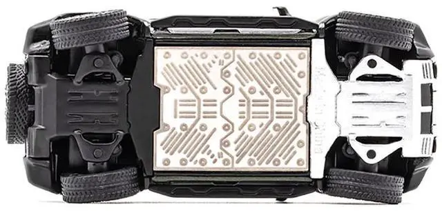 Alt view image 3 of 3 - 2023 GMC Hummer EV SUV White with Black Top 1/64 Diecast Model Car by GCD