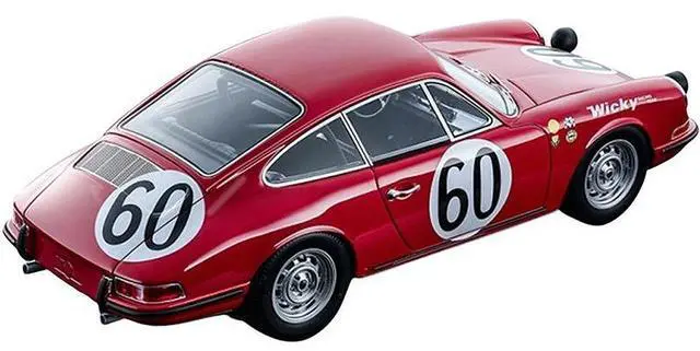 Alt view image 2 of 3 - Porsche 911S #60 Andre Wicky - Philippe Farjon 24H Le Mans (1967) "Mythos Series" Ltd Ed 85 pcs 1/18 Model Car by Tecnomodel