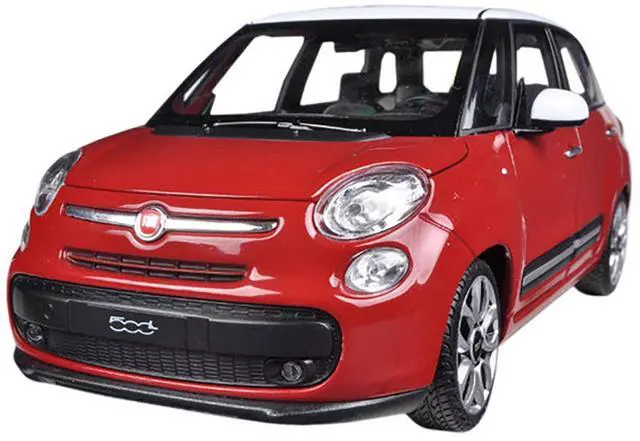 Alt view image 2 of 3 - 2013 Fiat 500L Red 1/24 Diecast Car Model by Welly