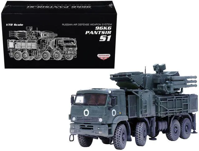 Main image of Pantsir S1 96K6 Self-Propelled Air Defense Weapon System "Ukraine War" Russian Army 1/72 Diecast Model by Panzerkampf