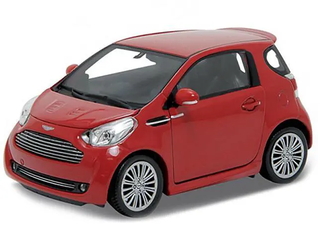Alt view image 2 of 3 - Aston Martin Cygnet Red 1/24 Diecast Car Model by Welly