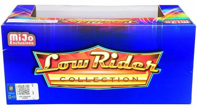 Alt view image 2 of 3 - 1953 Chevrolet 3100 Pickup Truck Blue and Black "Low Rider Collection" 1/24 Diecast Model Car by Welly