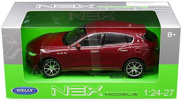 Alt view image 3 of 3 - Maserati Levante Red 1/24 - 1/27 Diecast Model Car by Welly