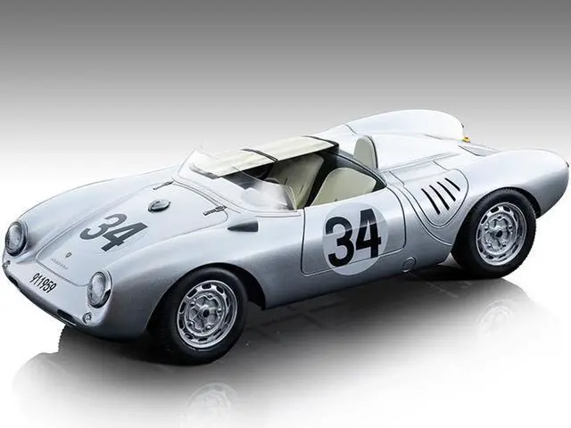 Main image of Porsche 550 A #34 C. Storez - E. Crawford 24H of Le Mans (1957) "Mythos Series" Ltd Ed to 80 pcs 1/18 Model Car by Tecnomodel