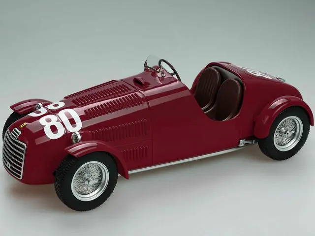 Main image of Ferrari 125C #80 Tazio Nuvolari Winner "Circuito Di Parma" (1947) Ltd Ed to 90 pcs "Mythos Series" 1/18 Model Car by Tecnomodel