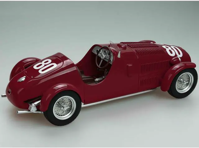 Alt view image 2 of 3 - Ferrari 125C #80 Tazio Nuvolari Winner "Circuito Di Parma" (1947) Ltd Ed to 90 pcs "Mythos Series" 1/18 Model Car by Tecnomodel